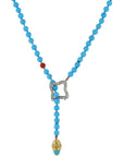 David Yurman Turquoise Lariat Estate Necklace Necklaces Estate & Vintage