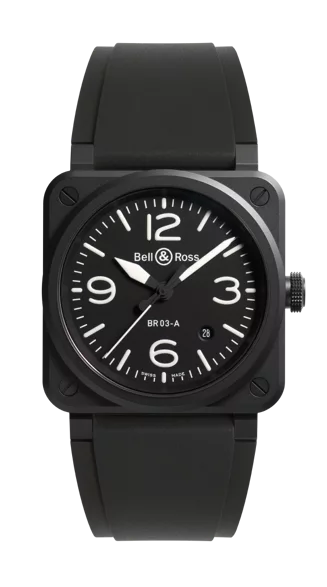 Bell & Ross BR03 Matte Black 41mm Automatic Watch Watches Bell & Ross