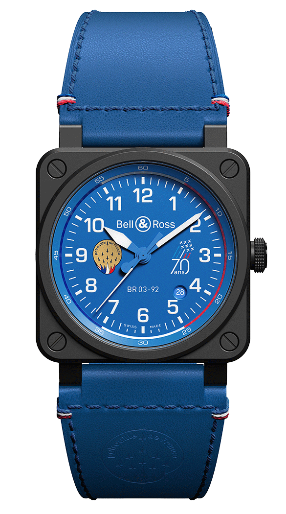 Bell & Ross BR03-92 Patrouille De France 70th Anniversary Blue 42mm Watch Watches Bell & Ross