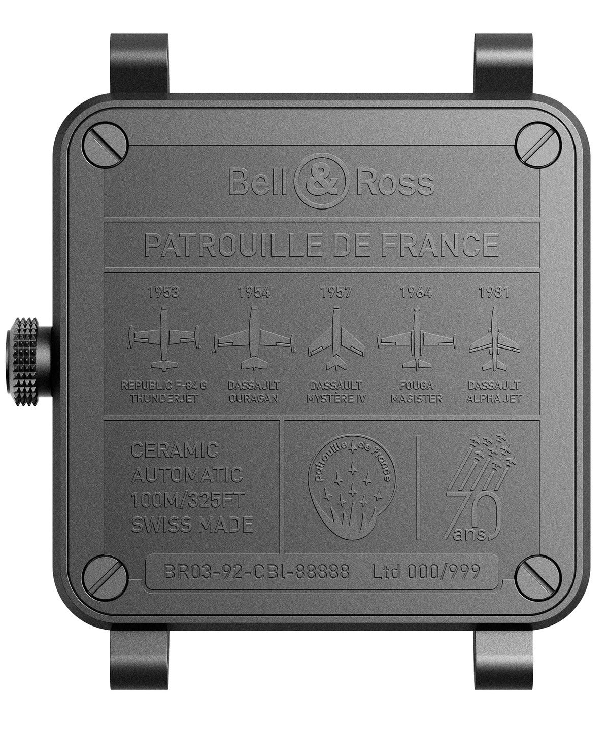 Bell & Ross BR03-92 Patrouille De France 70th Anniversary Blue 42mm Watch - Alternate View 1