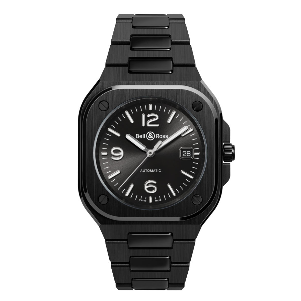 Bell &amp; Ross BR05 Black Ceramic 41mm Automatic Watch Watches Bell &amp; Ross