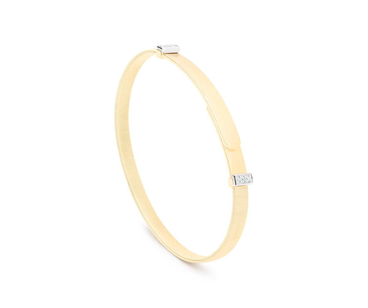 18kt Yellow Gold Diamond Masai Collection Bangle Bracelets Marco Bicego