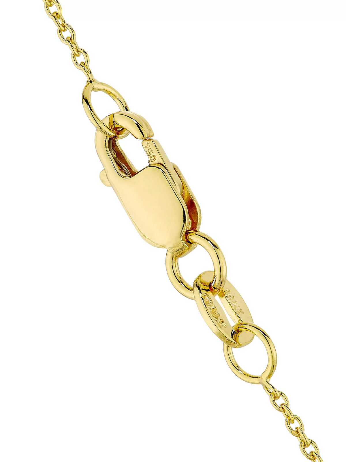 18kt Yellow Gold Diamond Key Tiny Treasures Pendant Necklace - Alternate View 2