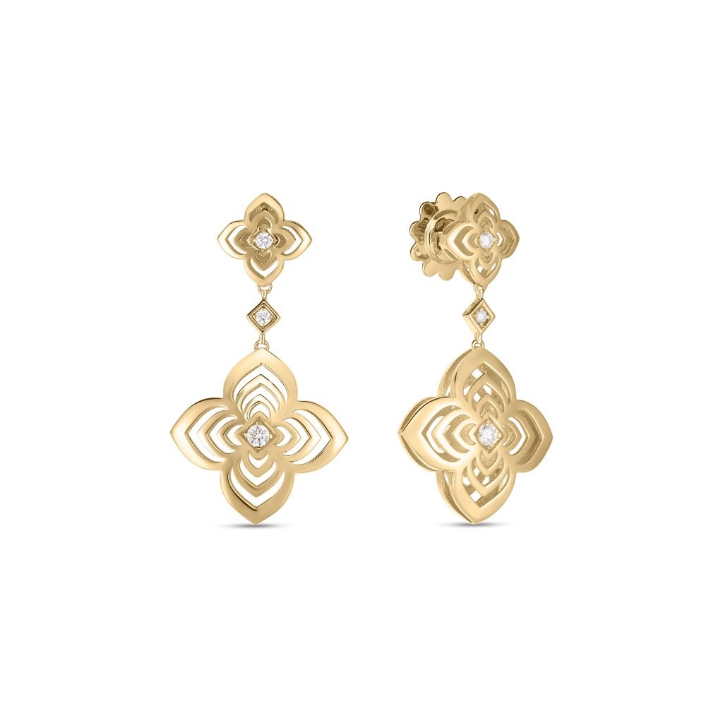 18Kt. Yellow Gold Palazzo Ducale Carnevale Drop Earrings Earrings Roberto Coin