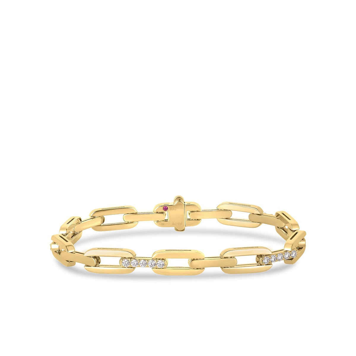18kt Yellow Gold Navarra Diamond Accents Bracelet Bracelets Roberto Coin