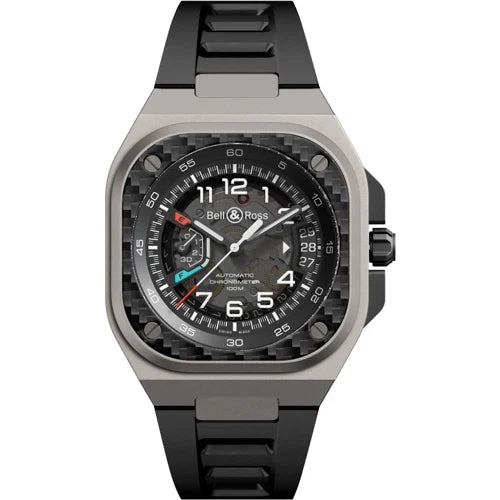 Bell & Ross BR-X5 Racing Titanium Carbon Automatic Watch - BRX5R-RAC-TI/SRB