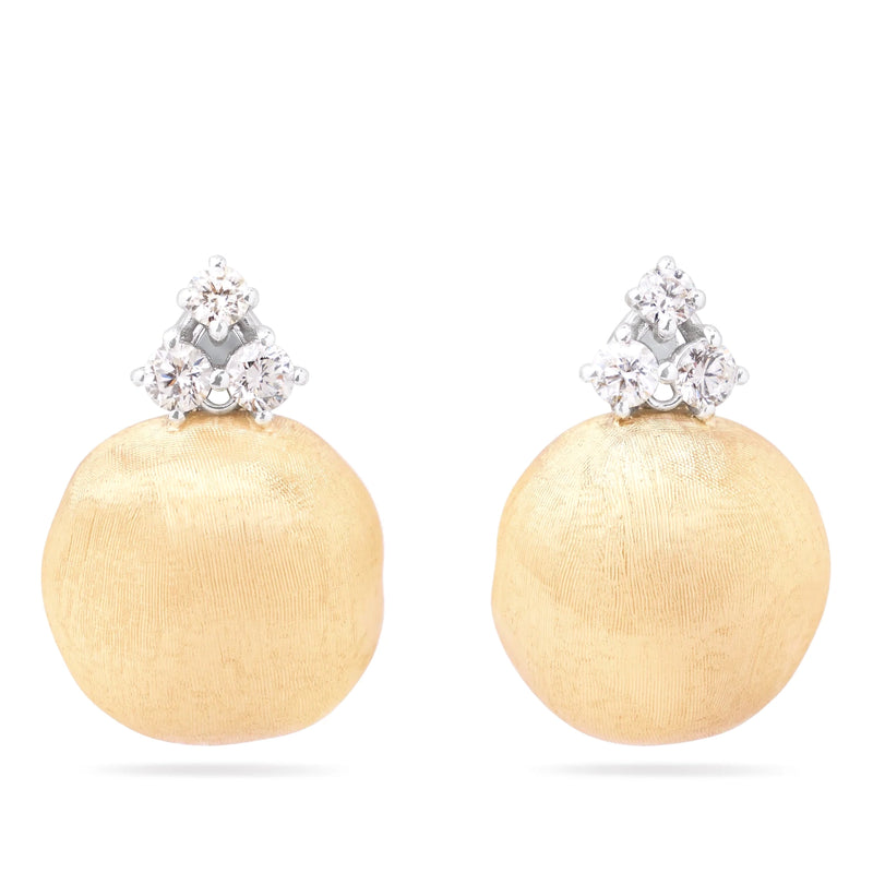 18kt Yellow Gold Diamond Africa Stud Earrings Earrings Marco Bicego