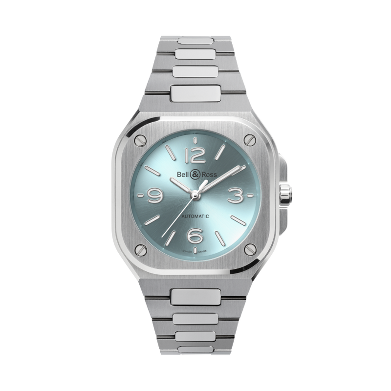 Bell & Ross BR 05 Ice Blue Steel Automatic Watch 36mm - BR05A-S-BU-ST/SST Watches Bell & Ross