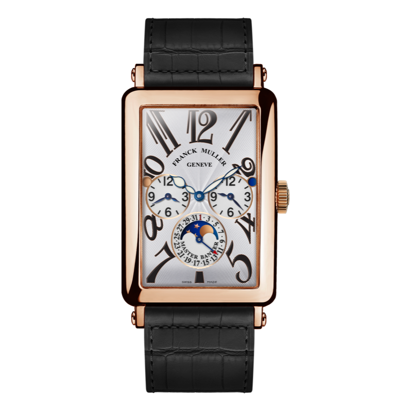 Franck Muller Long Island Rose Gold Master Banker Moon Automatic Watch - 1250MBL5NE Watches Franck Muller