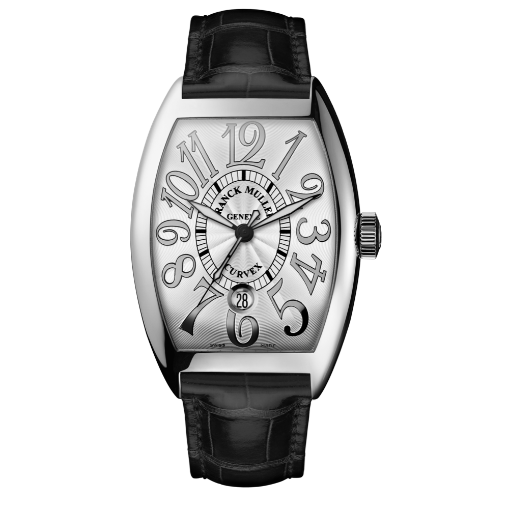 Franck Muller Cintrée Curvex Stainless Steel Relief Dial Automatic Watch - 7880BSCDTRELACE
