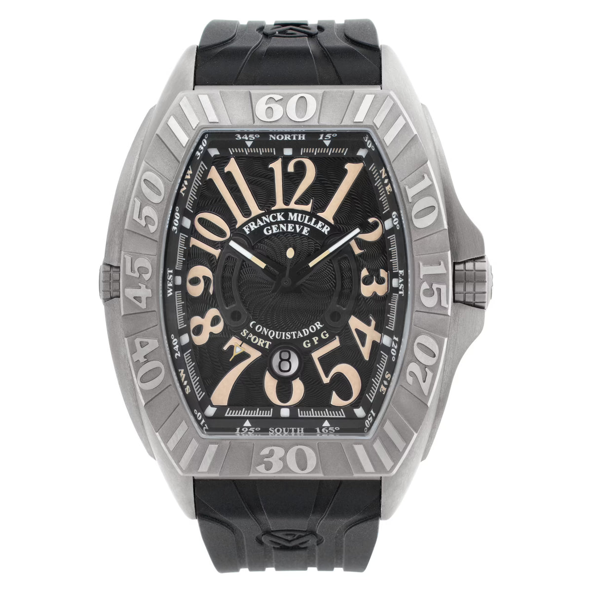 Franck Muller Conquistador Grand Prix Titanium Automatic Date Watch - 8900SCDTGPGTTBSAB-DB