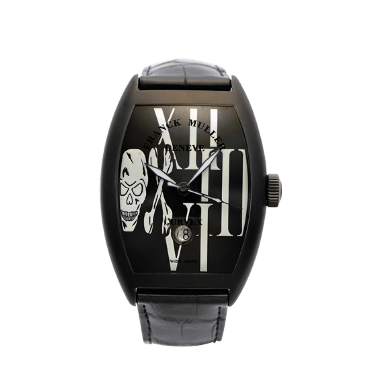 Franck Muller Cintrée Curvex Gothique Black PVD Automatic Date Watch - 8880SCDTNRGOTHACB-DB