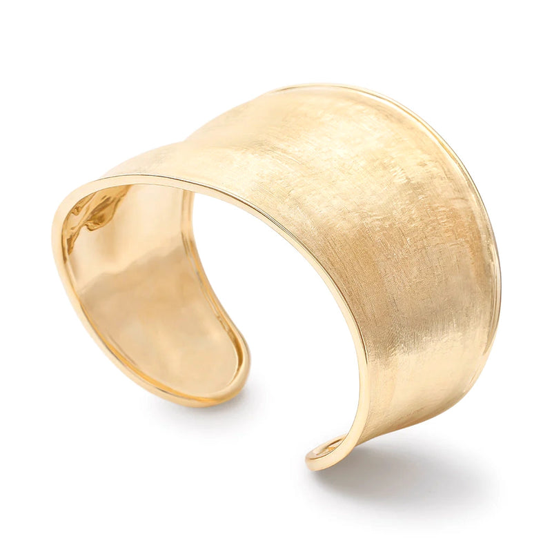 18kt Yellow Gold Lunaria Collection Medium Bangle Bracelet Bracelets Marco Bicego