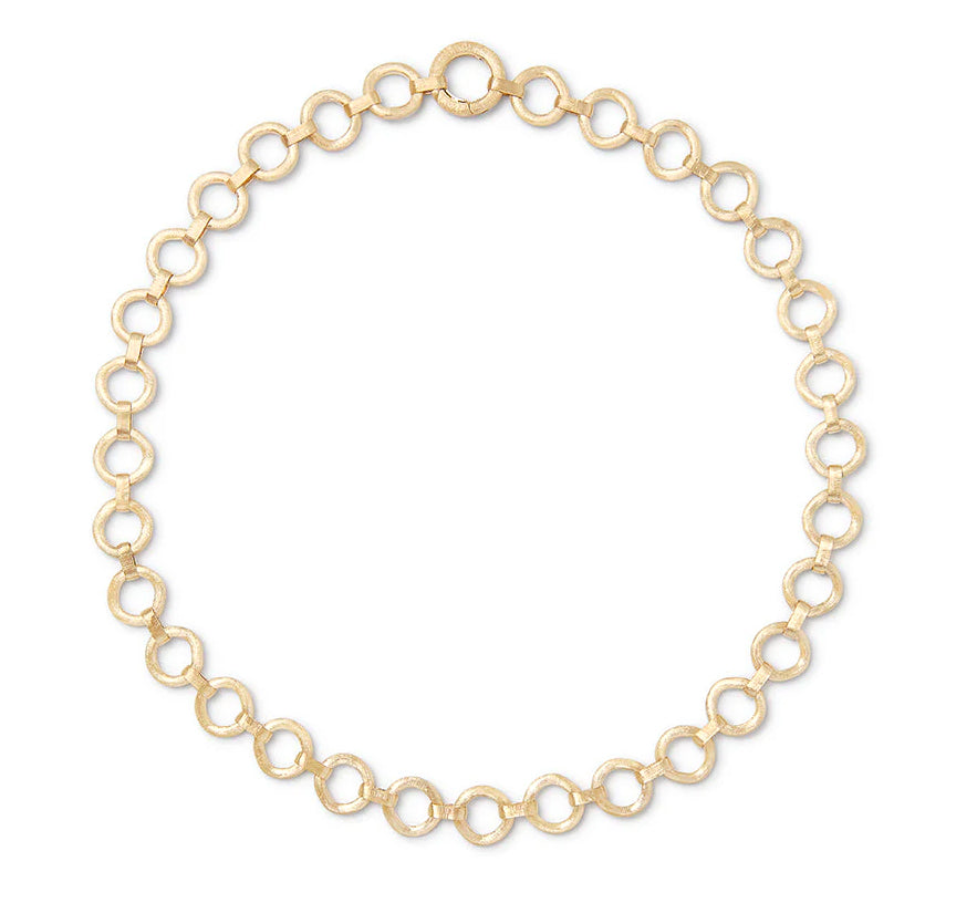 18kt Yellow Gold Jaipur Collection Flat Link Collar Necklace Necklaces Marco Bicego