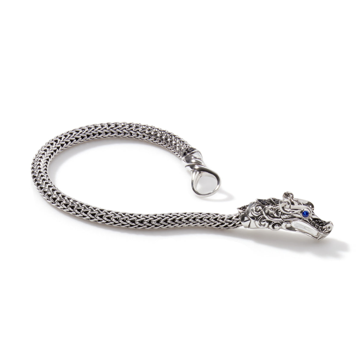 Naga Bracelet, Sterling Silver, Pave, 5MM, by John Hardy - Alternate View 4