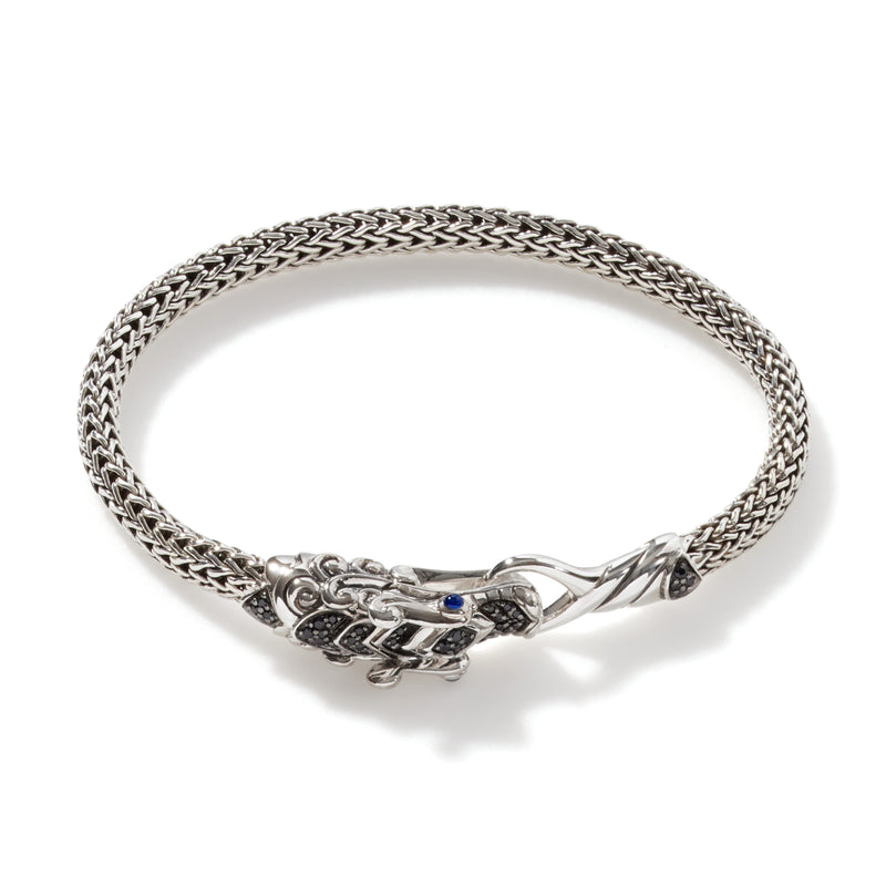 Naga Bracelet, Sterling Silver, Pave, 5MM, by John Hardy Bracelets John Hardy
