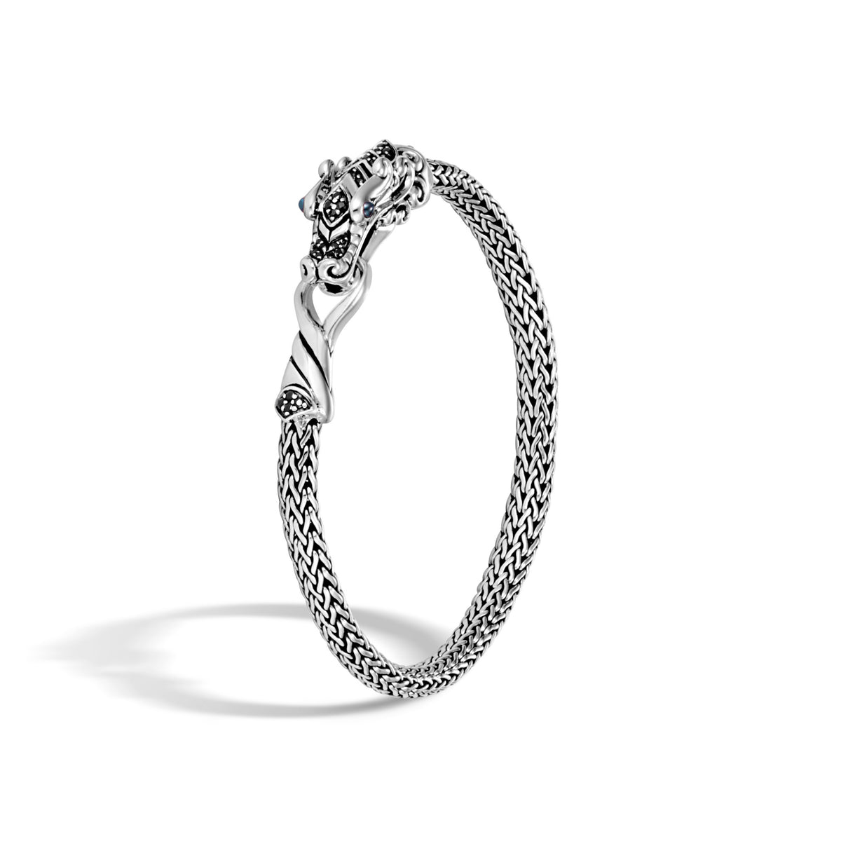 Naga Bracelet, Sterling Silver, Pave, 5MM, by John Hardy - Alternate View 5