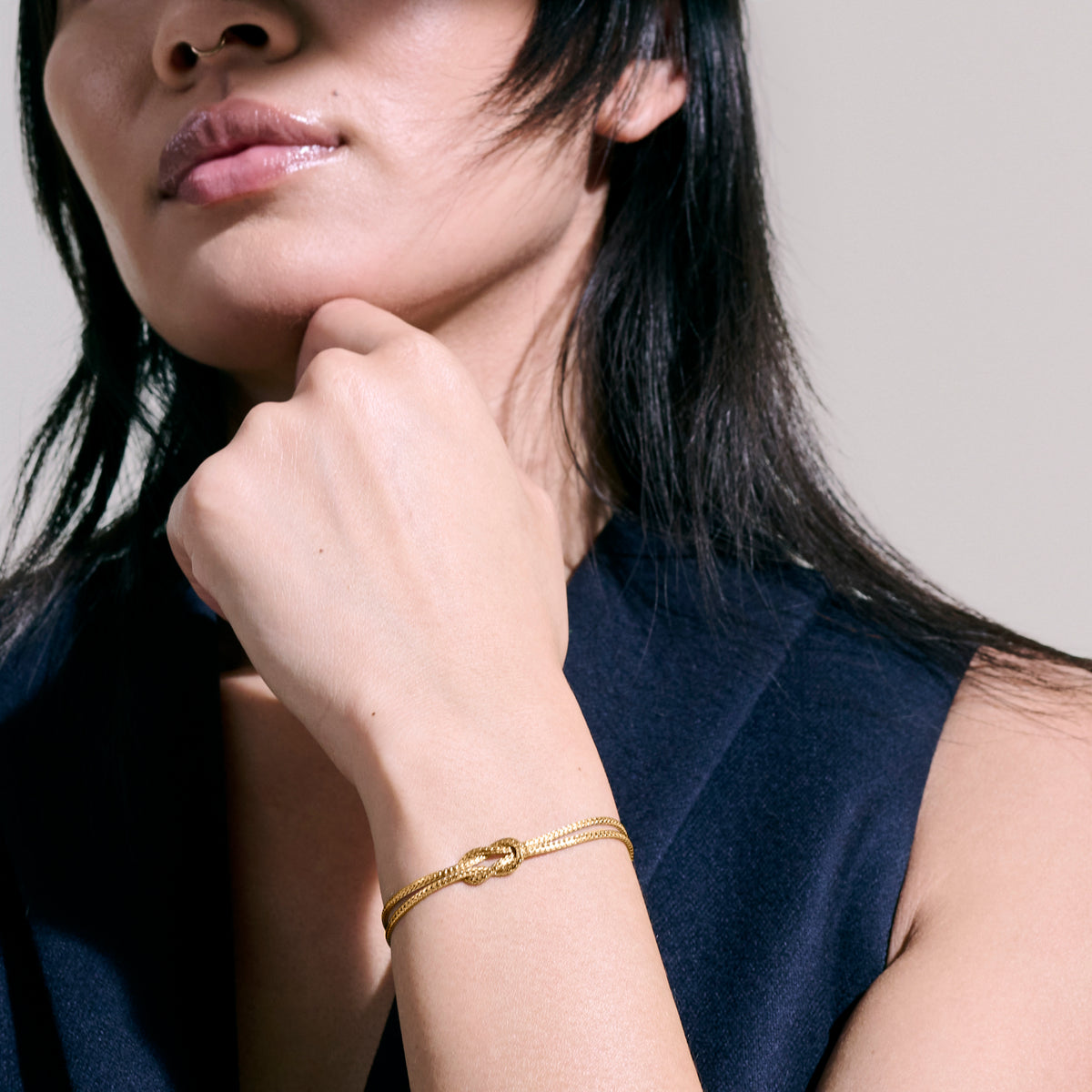Love Knot Bracelet, Gold, 3.6MM, by John Hardy - Alternate View 6