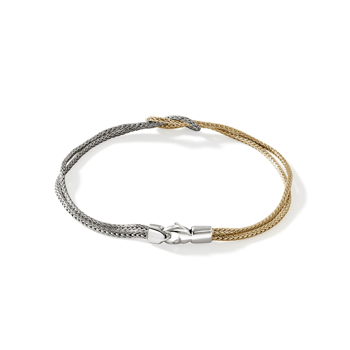Love Knot Bracelet, Gold, Silver, 3.6MM, by John Hardy - Alternate View 4