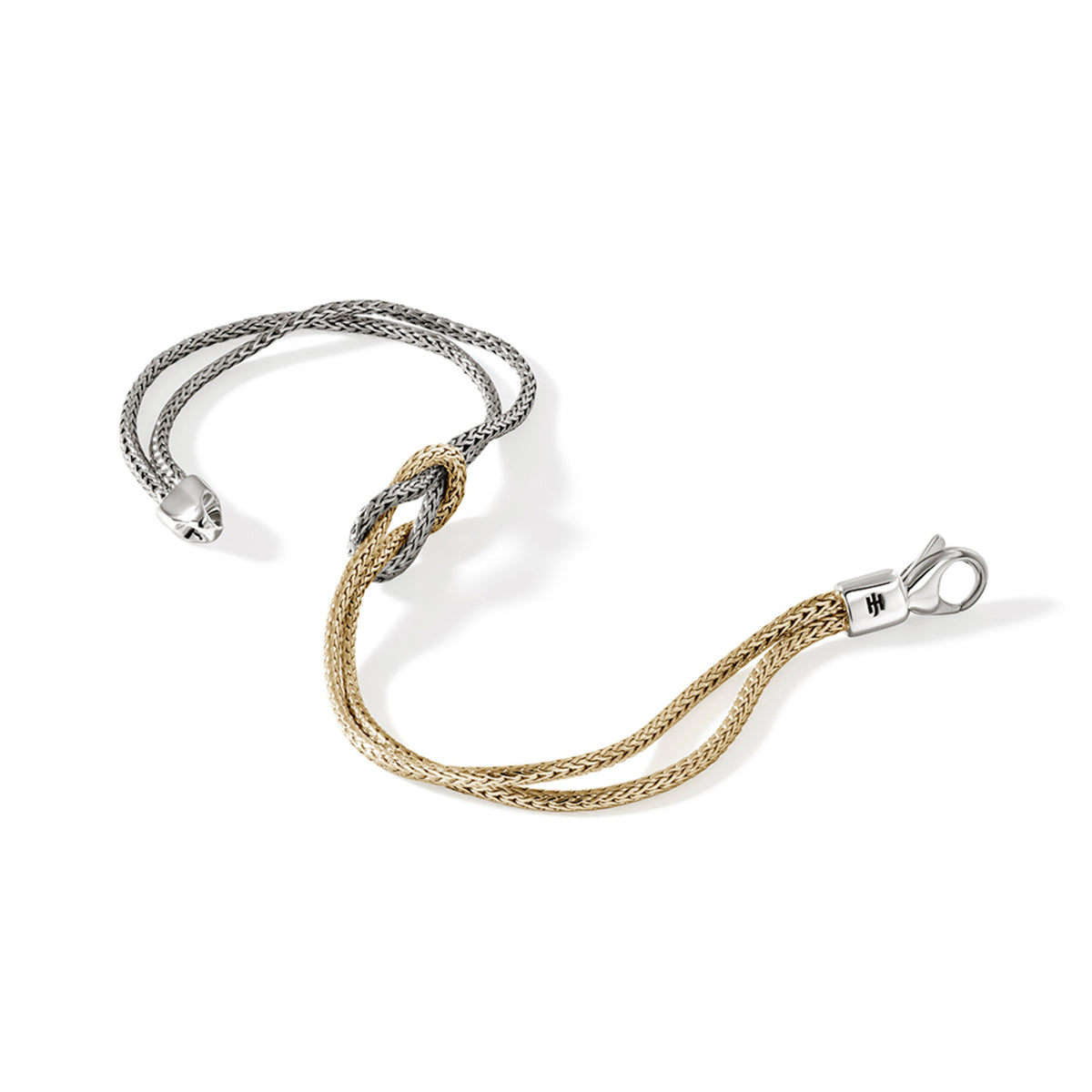 Love Knot Bracelet, Gold, Silver, 3.6MM, by John Hardy - Alternate View 2