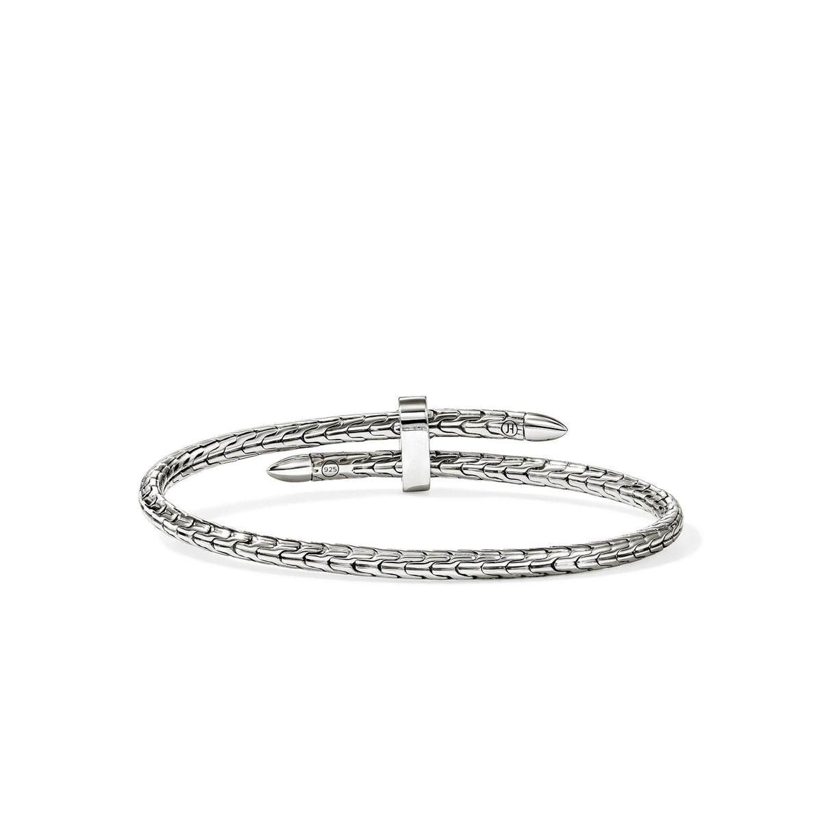 Spear Flex Cuff, Sterling Silver, Diamonds, 4MM, by John Hardy - Alternate View 2