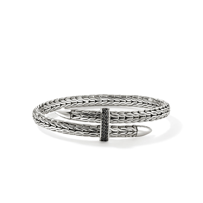 Spear Flex Cuff, Sterling Silver, Gemstones, 5.5MM, by John Hardy Bracelets John Hardy