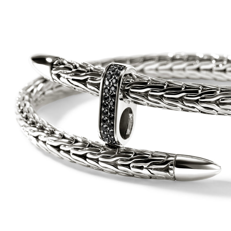 Spear Flex Cuff, Sterling Silver, Gemstones, 5.5MM, by John Hardy Bracelets John Hardy
