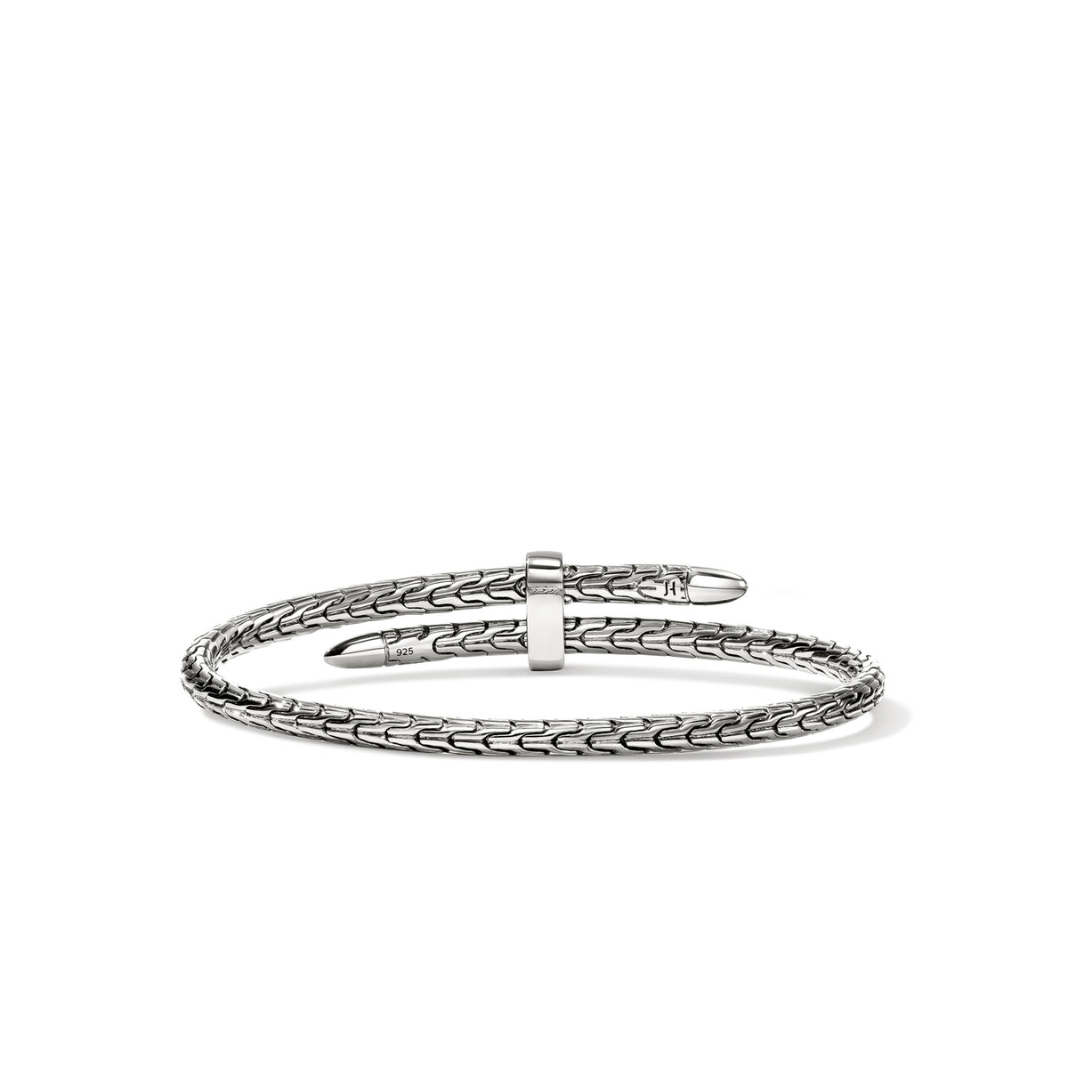 Spear Flex Cuff, Sterling Silver, Blue Sapphire, 4MM, by John Hardy - Alternate View 4