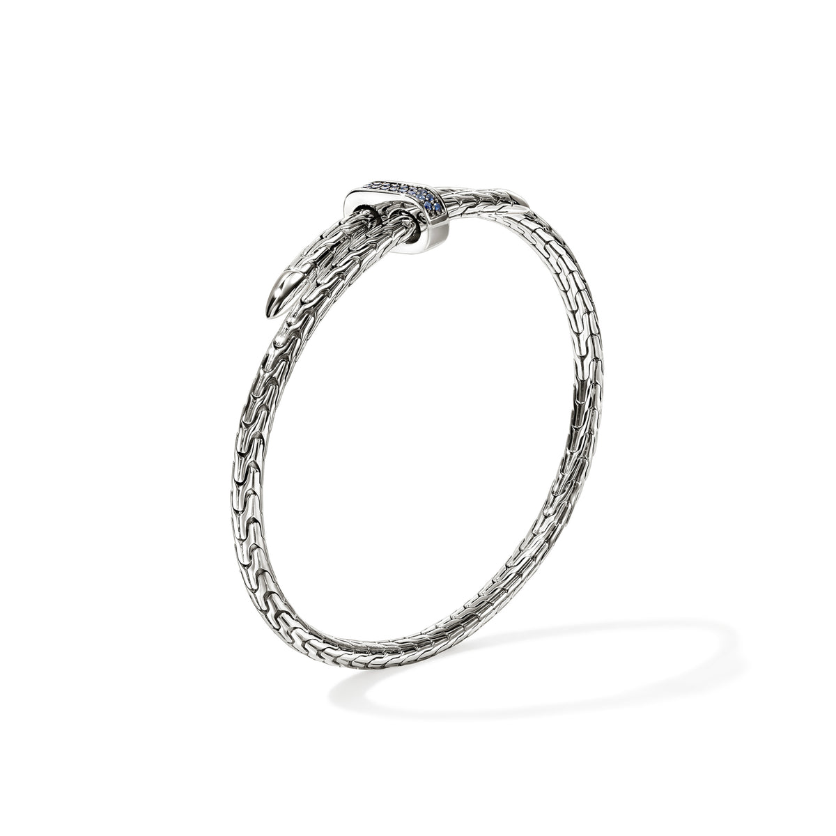 Spear Flex Cuff, Sterling Silver, Blue Sapphire, 4MM, by John Hardy - Alternate View 5