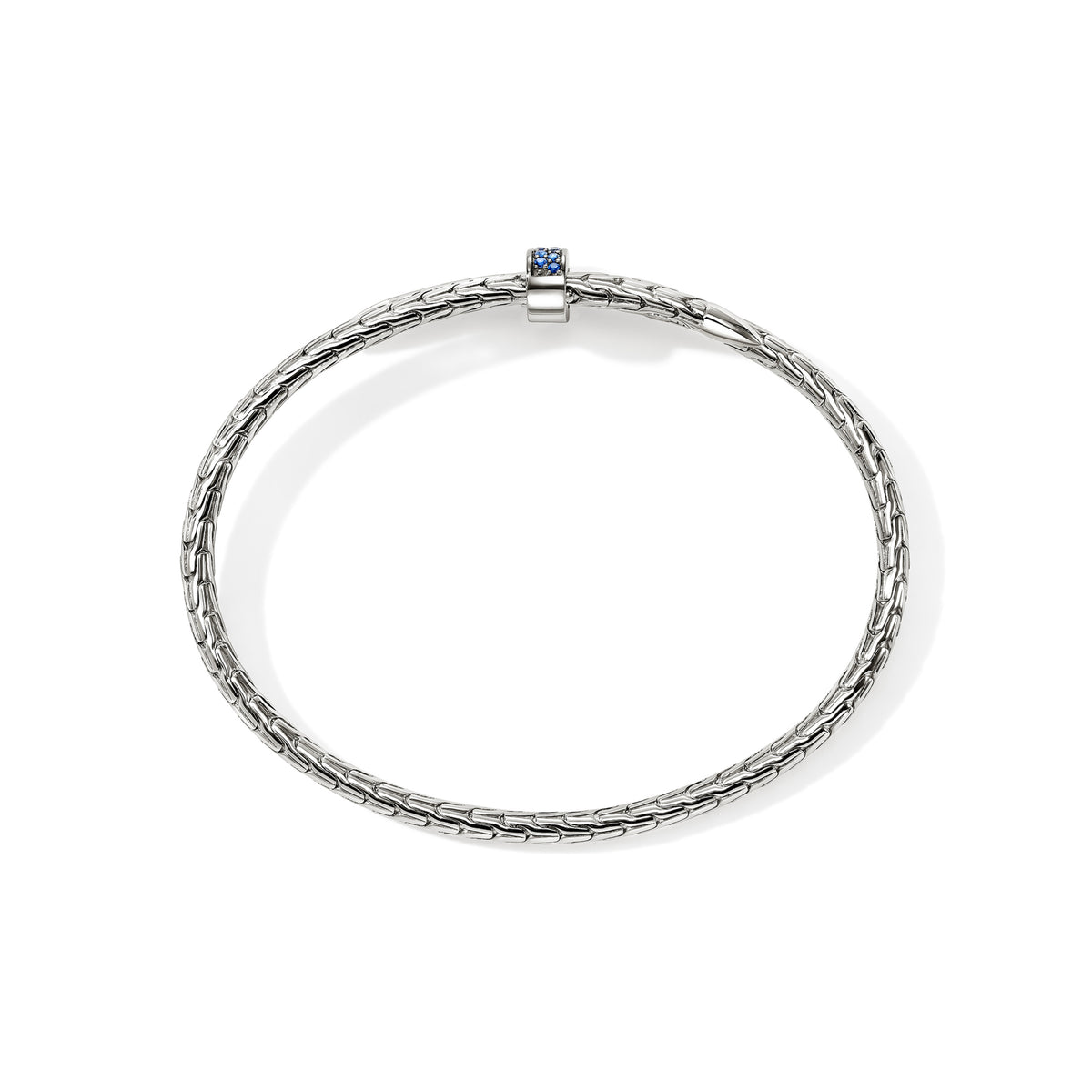 Spear Flex Cuff, Sterling Silver, Blue Sapphire, 4MM, by John Hardy - Alternate View 6