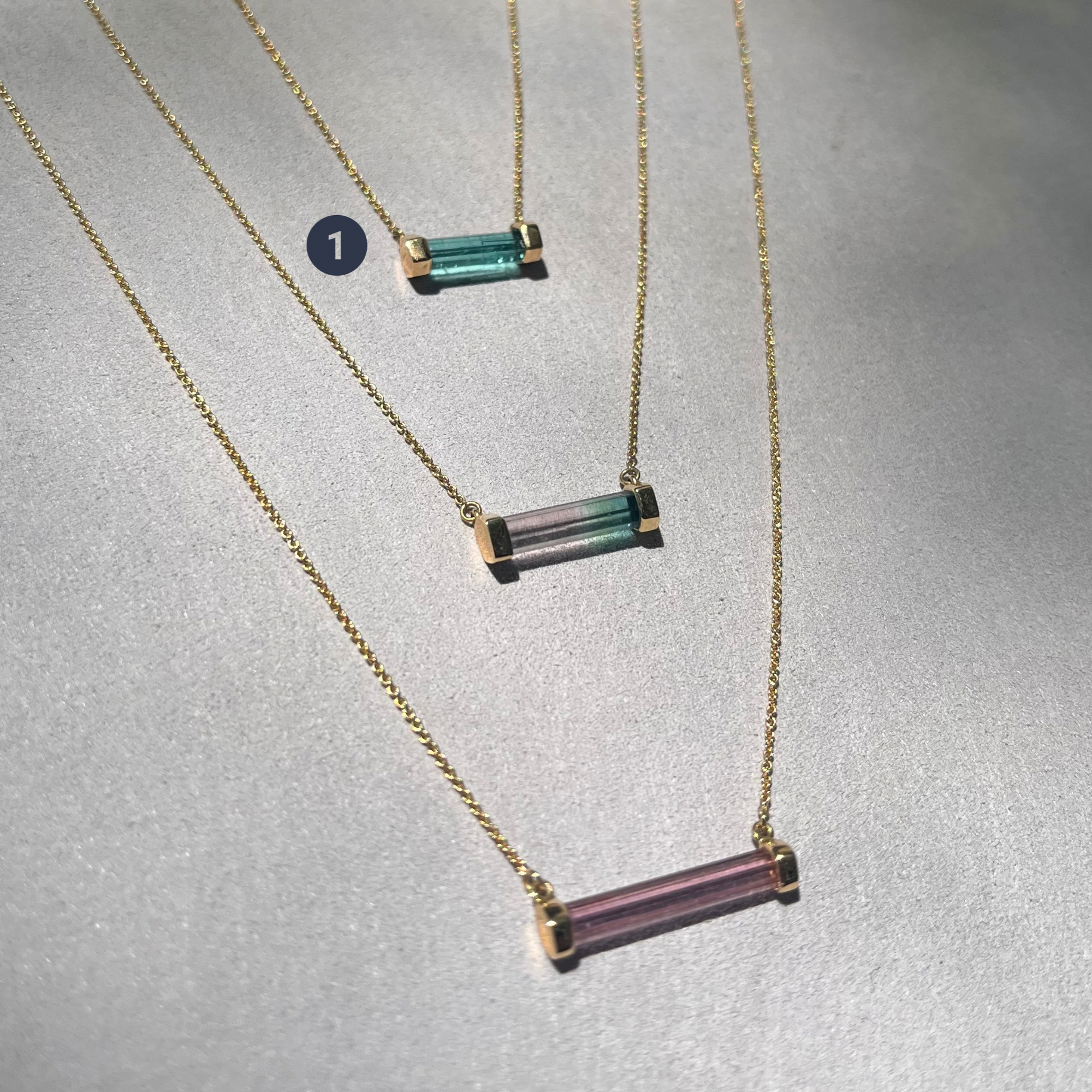 Tourmaline Crystal Necklaces Necklaces H&H Jewels