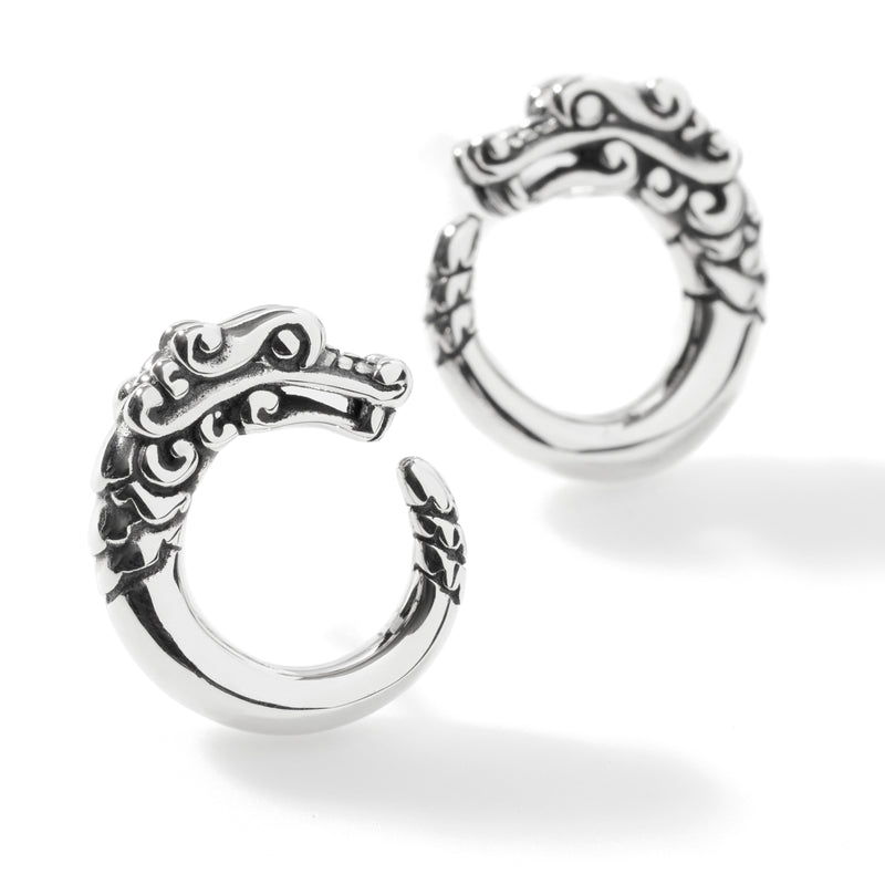 Naga Stud Earring, Sterling Silver, by John Hardy Earrings John Hardy