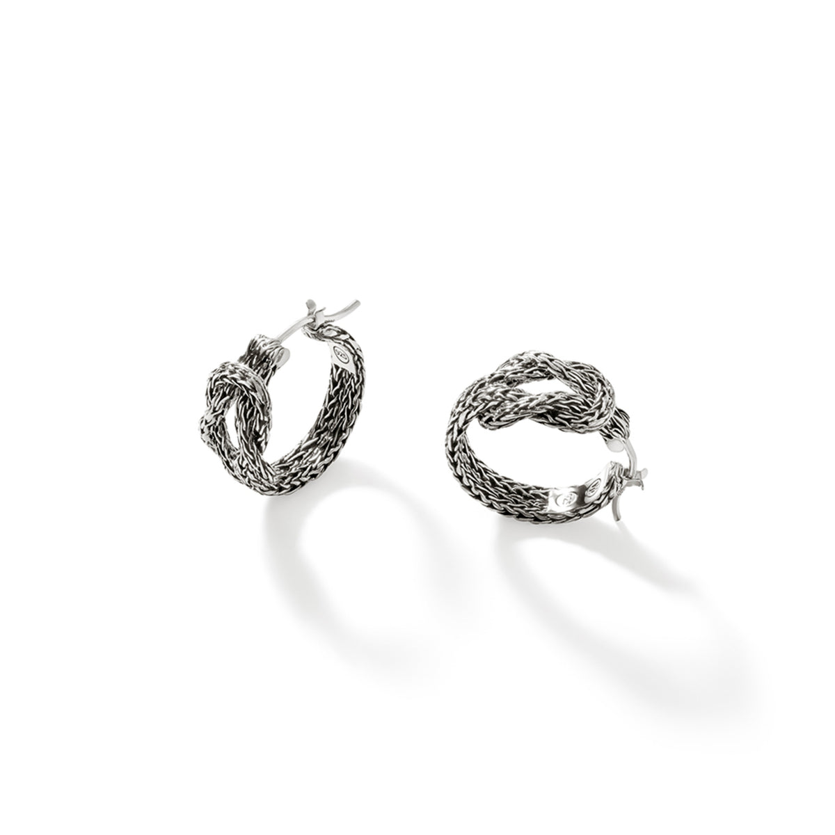Love Knot Hoop Earring, Sterling Silver, 20MM, by John Hardy - Alternate View 3