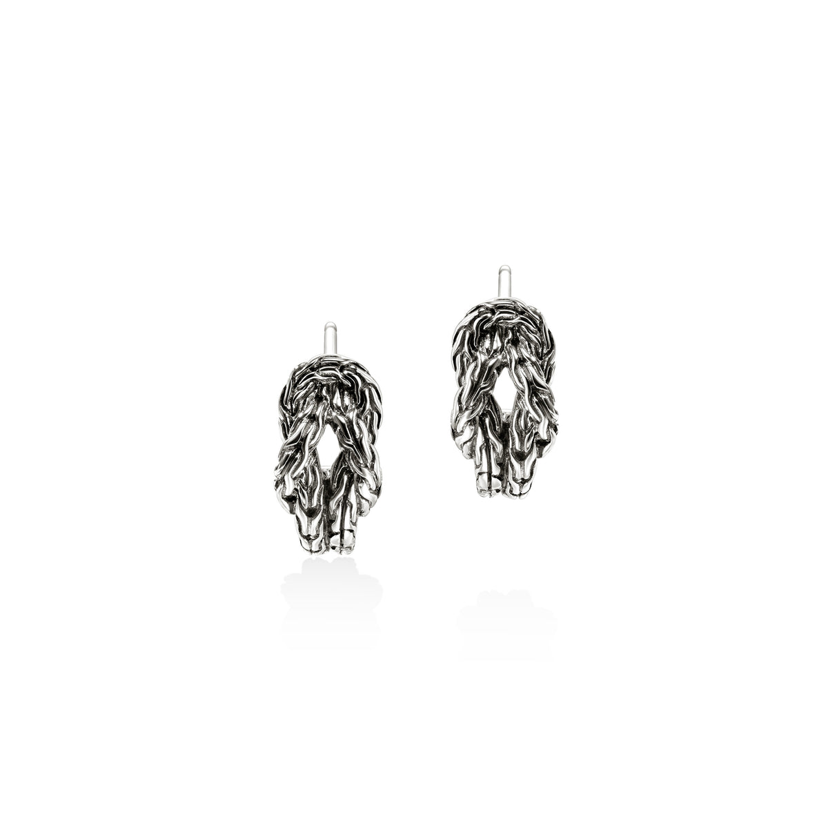 Love Knot Hoop Earring, Sterling Silver, 13MM, by John Hardy Earrings John Hardy