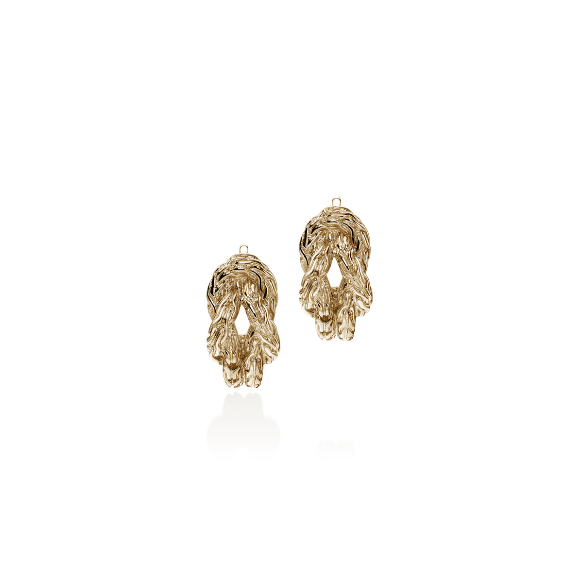 Love Knot Hoop Earring, Gold, 13MM, by John Hardy Earrings John Hardy