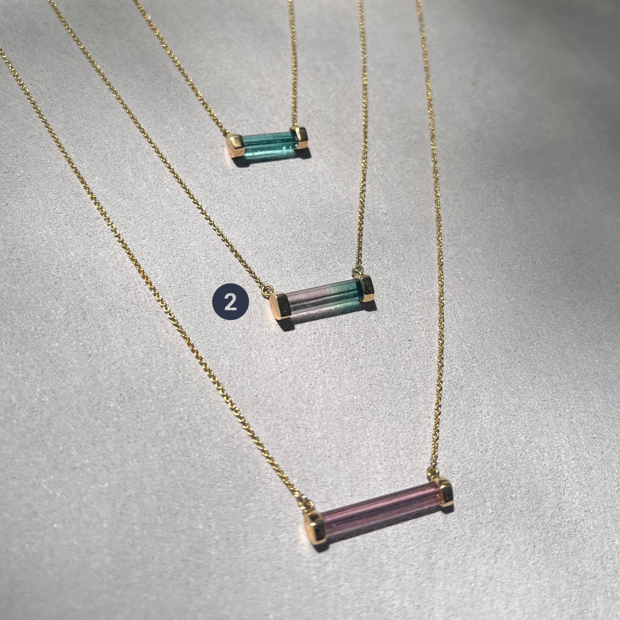 Tourmaline Crystal Necklaces Necklaces H&H Jewels