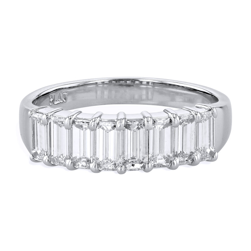 1.31ct Diamond Platinum Eternity Band Rings H&H Jewels