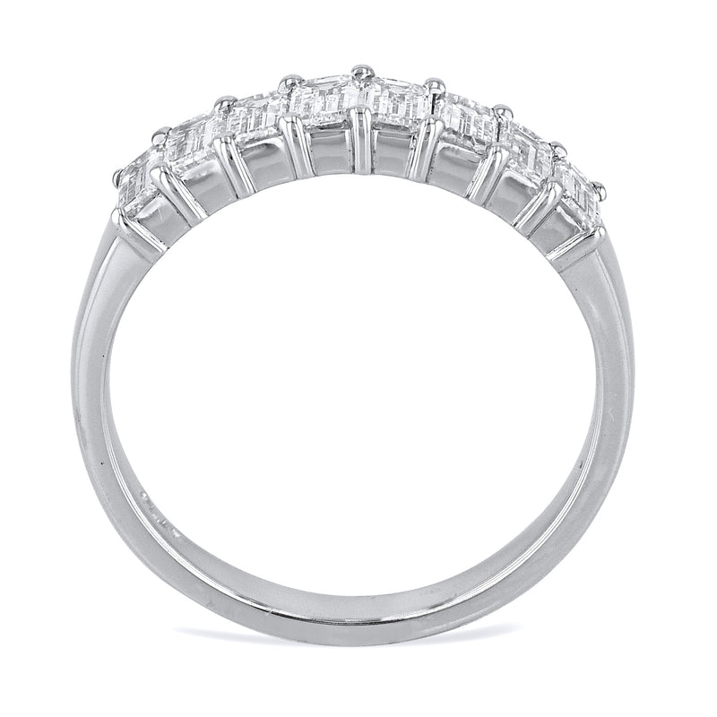 1.31ct Diamond Platinum Eternity Band Rings H&H Jewels