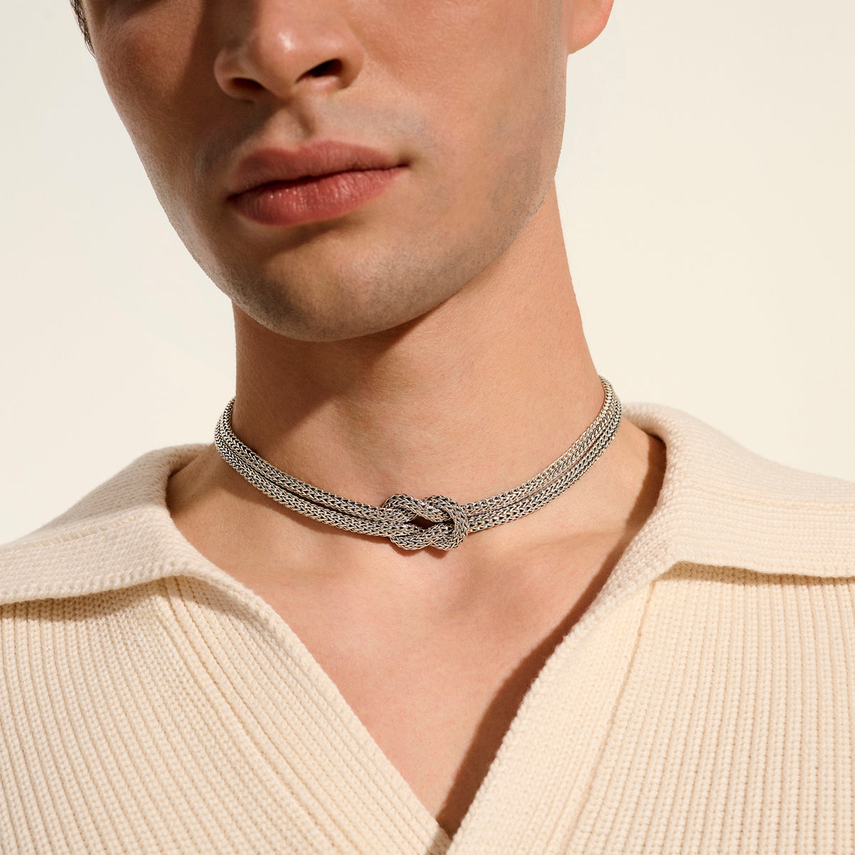 Love Knot Necklace, Sterling Silver, 10MM, by John Hardy - Alternate View 4