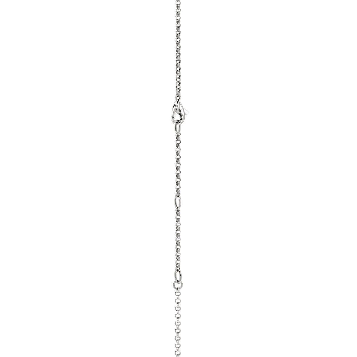 JH Essential Pave Necklace, Sterling Silver, Diamonds, 2MM, by John Hardy - Alternate View 2