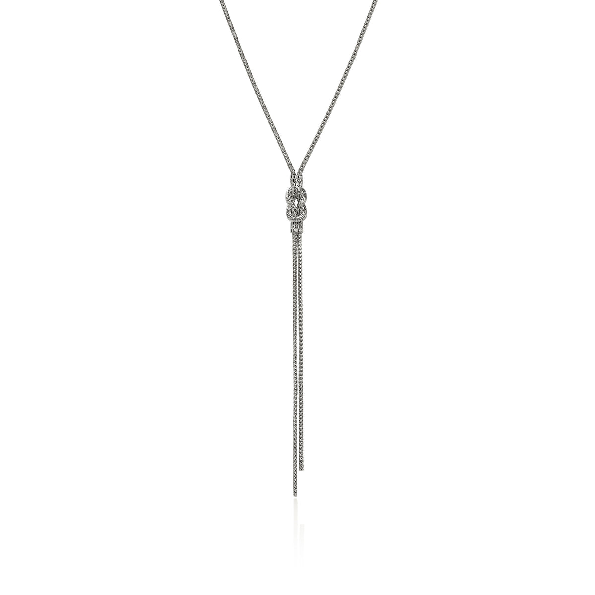 Love Knot Y Necklace, Sterling Silver, Diamonds, by John Hardy - Alternate View 2