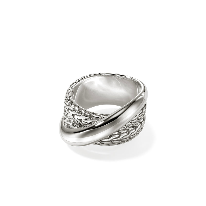 JH Essential Crossover Ring, Sterling Silver, by John Hardy Rings John Hardy