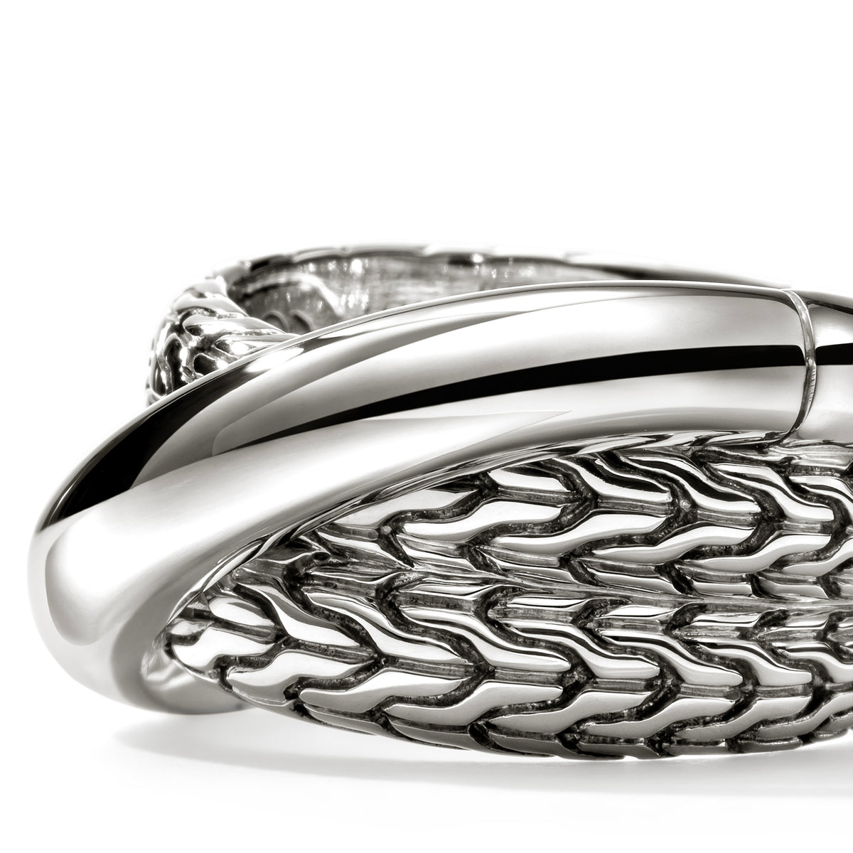 JH Essential Crossover Ring, Sterling Silver, by John Hardy - Alternate View 1