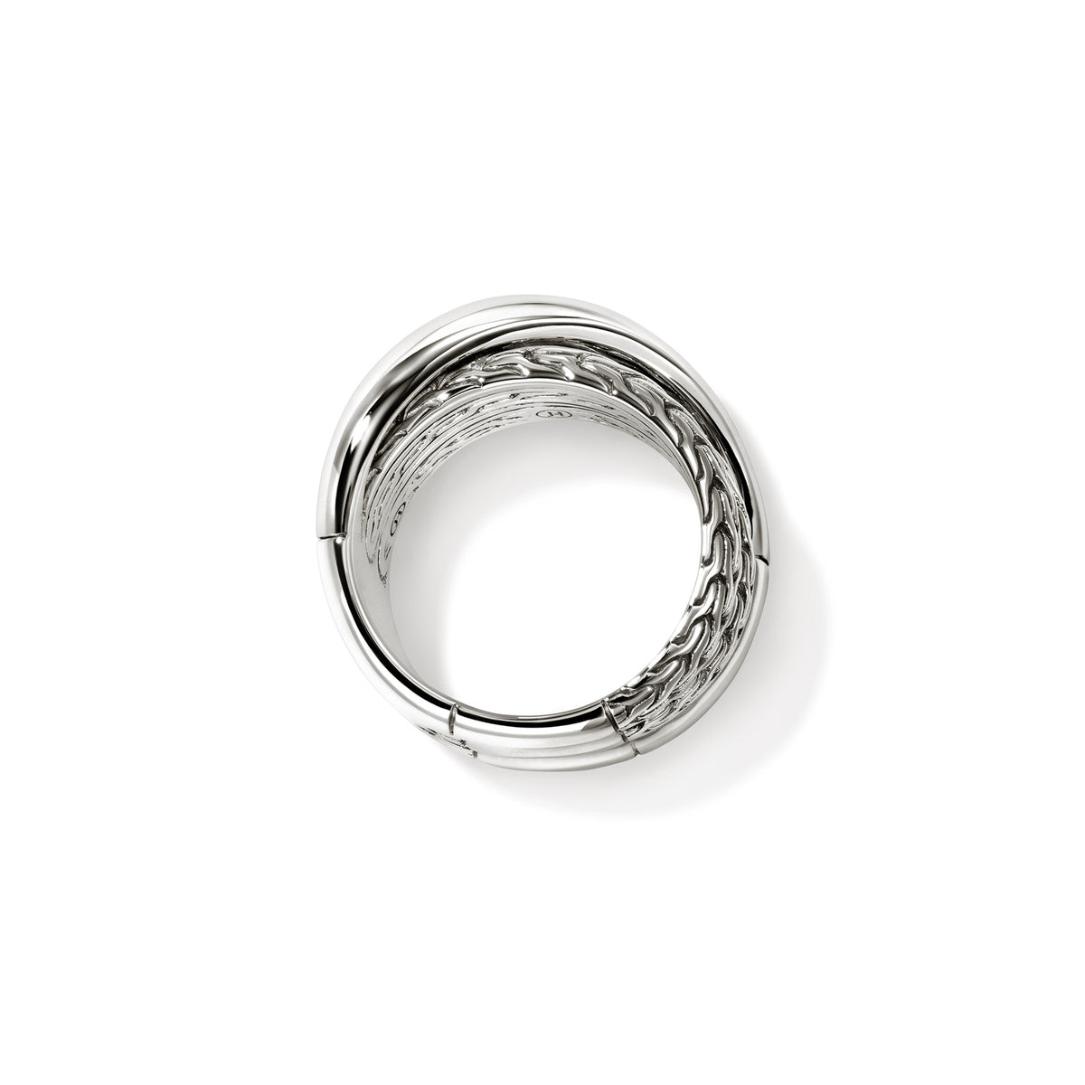 JH Essential Crossover Ring, Sterling Silver, by John Hardy - Alternate View 3