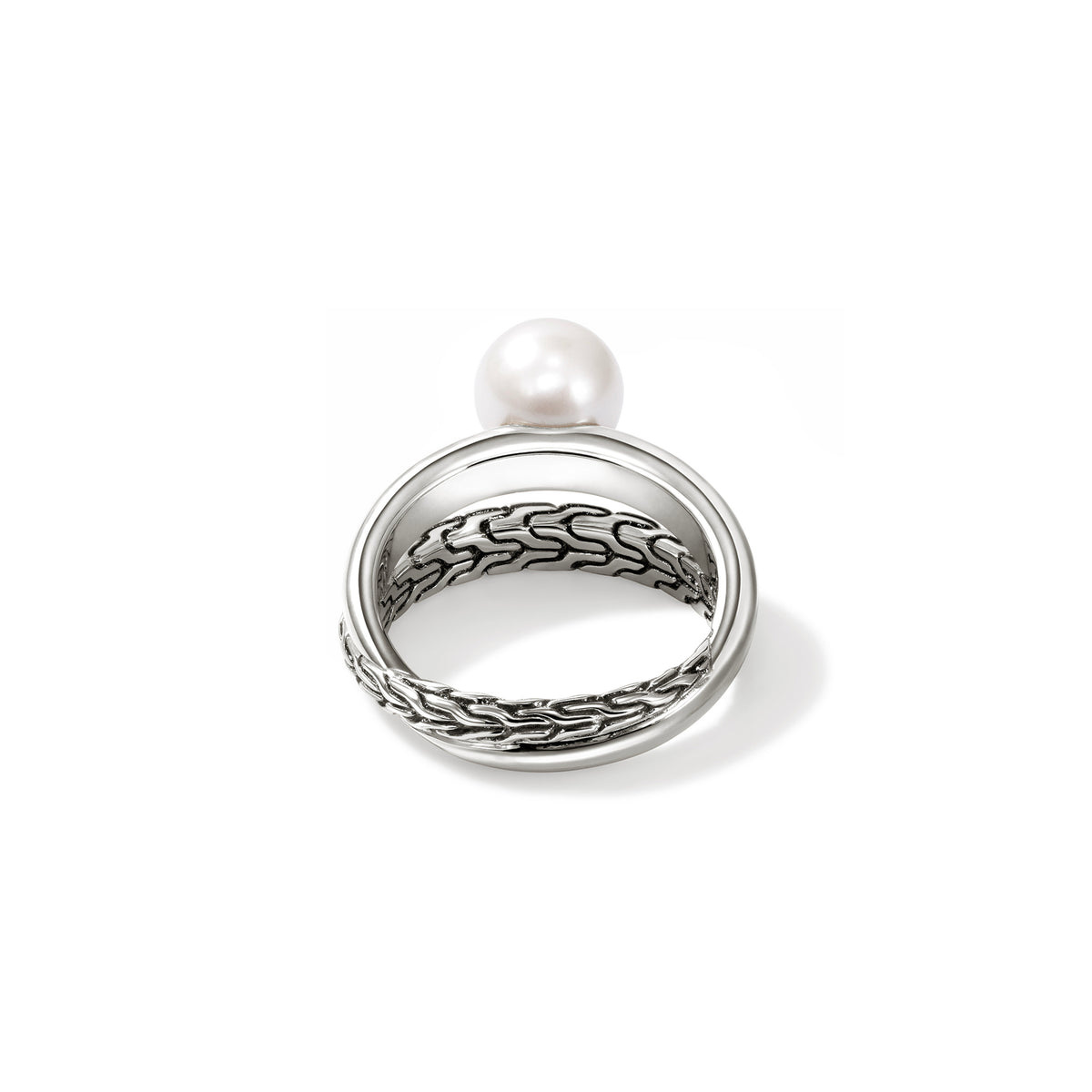 JH Essential Pearl Ring, Sterling Silver, by John Hardy