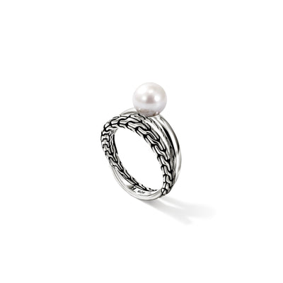 JH Essential Pearl Ring, Sterling Silver, by John Hardy Rings John Hardy