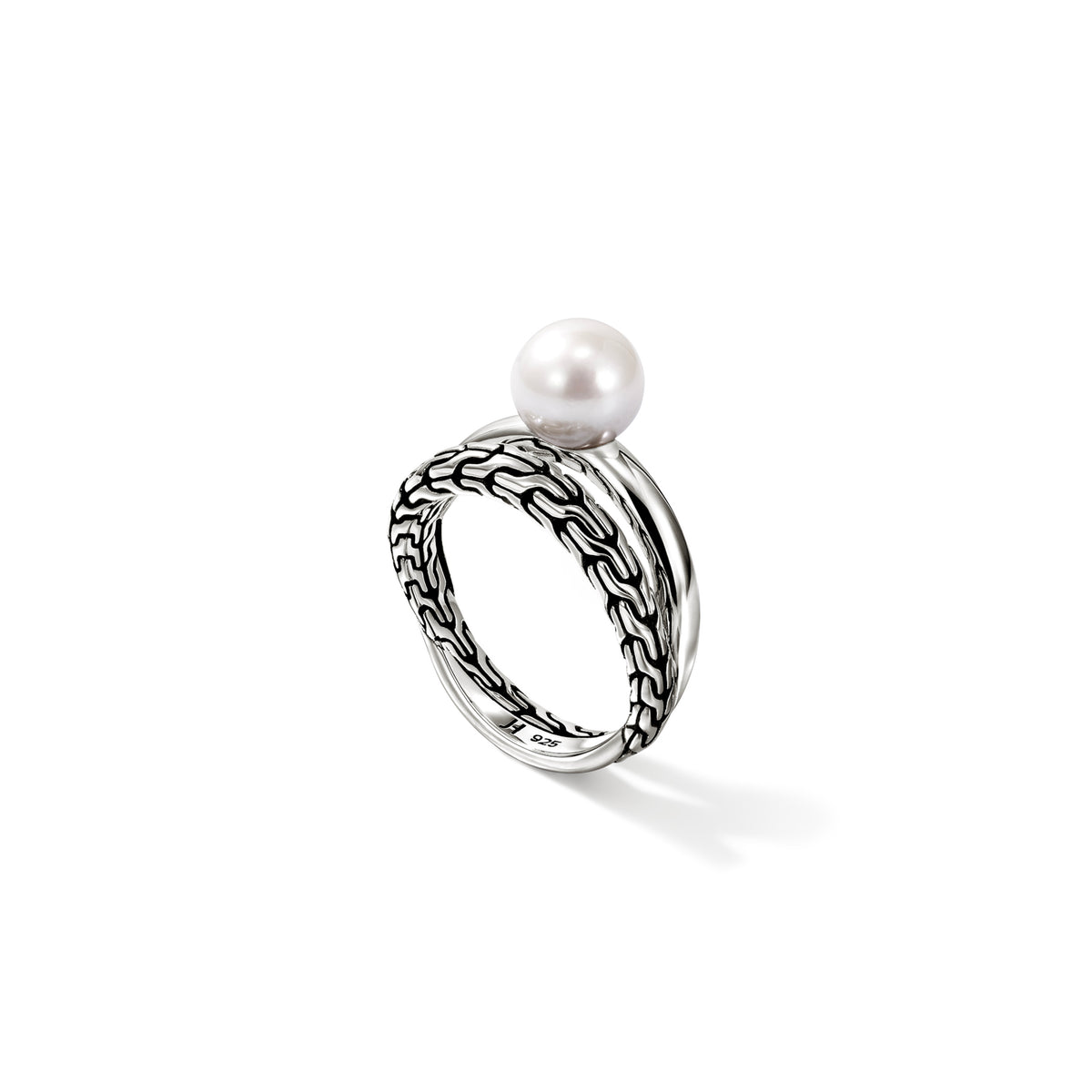 JH Essential Pearl Ring, Sterling Silver, by John Hardy