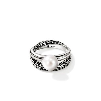 JH Essential Pearl Ring, Sterling Silver, by John Hardy Rings John Hardy
