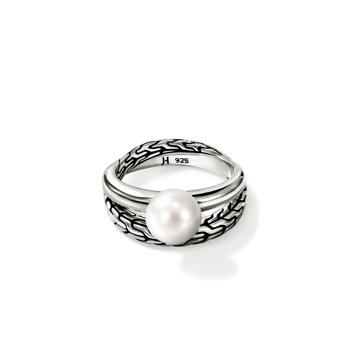 JH Essential Pearl Ring, Sterling Silver, by John Hardy
