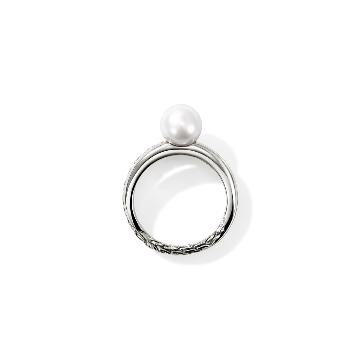 JH Essential Pearl Ring, Sterling Silver, by John Hardy